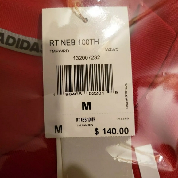 Adidas 7 Nebraska Husker Memorial Stadium 100th Anniversary Jersey Medium - Picture 14 of 16